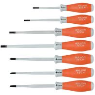 Slimline Insulated Screwdriver Set | 1000V AC & 1500V DC | Magnetic Tips & Soft Comfi-Grip | 7-Piece by Majortech