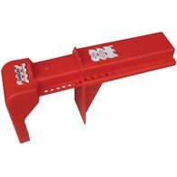 Ball Valve Lockout Device | Fits 2" to 8" Pipes | Durable Polypropylene | High Visibility Red by Cirlock