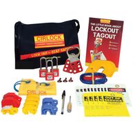 W-1 Water Labels Lockout Kit | Universal Lockout Devices | Multi-Function Lockout with Steel Cable | Comprehensive Safety by Cirlock