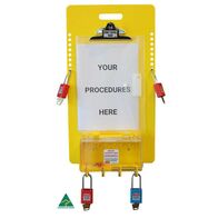 Group Lockout Box for 16 Padlocks | Heavy-Duty Steel | Central Locking System | Portable Design by Cirlock