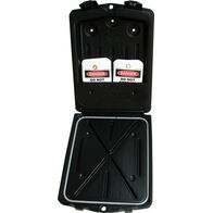 Padlock Lockout Station | High-Impact Plastic | Wall Mountable | Holds Multiple Padlocks by Cirlock