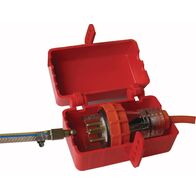 Padlock Lockout Station | High Impact Plastic | 4 Padlock Holes | Red Color by Cirlock