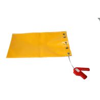 Padlock Lockout Station | Heavy Duty Vinyl | 4 Padlock Holes | High Visibility Yellow by Cirlock