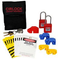 Lockout Carry Bags and Toolboxes | Includes Universal Lockout Devices | Secure Red Padlocks | Durable Design by Cirlock