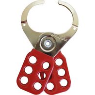 Standard Scissor Lockout Hasp | 38mm Jaw Diameter | 6 Padlock Holes | Durable Steel with Red Coating by Cirlock
