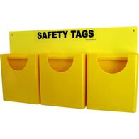 Swing Frame A Frame Stand | 3 Compartments | Heavy Duty HDPE | Yellow by Cirlock