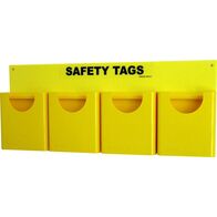 Swing Frame A Frame Stand | Heavy Duty HDPE | 3 Compartments | Yellow by Cirlock