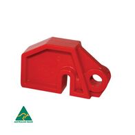 Universal Lockout Device for Fuse Holders | Fits 20Amp to 400Amp | Durable Nylon & Zinc-Plated | 8mm Padlock Hole by Cirlock