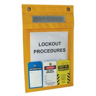 Padlock Lockout Station | Durable High-Impact Plastic | Wall Mountable | Safety Yellow by Cirlock