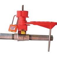 Gate Valve Lockout Device | Adjustable Clamp Design | Durable Plastic & Steel | Red by Cirlock