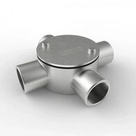 20mm 4 Way Junction Box | IP67 Rated | 316 Stainless Steel | Durable Design by Tradepro Australia Pty Ltd