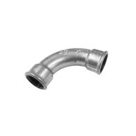 Water Pipe 90° Bend | 40mm Nominal Bore | Galvanized Steel | Durable Construction by Tradepro Australia Pty Ltd