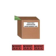 Detectable Underground Warning Tape 100mm Wide | 500m Length | High Visibility & Durable Polymer by Tradepro Australia Pty Ltd