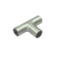 20mm Solid Galvanised Tee Fitting | Durable Galvanised Steel | Secure Conduit Junction by Tradepro Australia