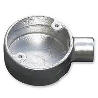 25mm 1-Way Junction Box | Galvanised Steel | Corrosion Resistant | Conduit Connector by Tradepro Australia Pty Ltd