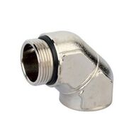 32mm Solid Elbow 90º | Nickel Plated Brass | Male/Female Threaded Ends | Corrosion Resistant by Tradepro Australia