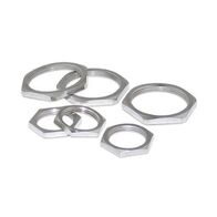 63mm Nickel Plated Brass Locknut | Corrosion Resistant | 5mm Thickness | Secure Fitting by Tradepro Australia