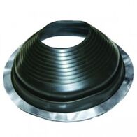 Round Base Roof Flashing 152-280mm | Weather-Resistant Rubber & Metal | Black by Tradepro Australia