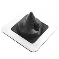 Roof Flashing Square Base 0-20mm Black | Durable Metal Design | Weather Resistant by Tradepro Australia Pty Ltd