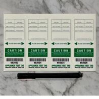 NSW Test Tag Self Laminating | Security Flap & Bright Green Color | Durable Design by Tradepro Australia Pty Ltd