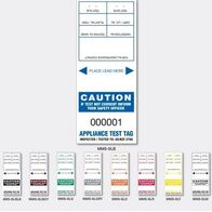 NSW Test Tag Self Laminating | Security Flap | Durable Design | Compliant with NSW Standards | Burgundy by Tradepro Australia Pty Ltd