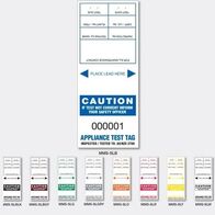 NSW Test Tag Self Laminating | Security Flap | Durable Grey Material | Compliance with NSW Standards by Tradepro Australia Pty Ltd