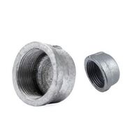 Water Pipe Cap 50mm Nominal Bore | Galvanized Steel | Durable Seal | Corrosion Resistant by Tradepro Australia Pty Ltd