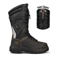 Waterproof Mining Boot | Steel Toe Cap | Comfort Cushion & Coolstep Lining | 350mm Black by Oliver