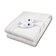 Fitted Electric Blanket Queen Size | 3 Heat Settings | Overheat Protection & Detachable Controller | White by GAF