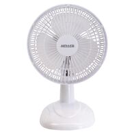 Desk Fan 15cm | 13W Power | 2 Speed Settings & Tilt Adjustable | White by GAF
