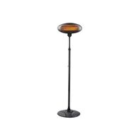 Electric Outdoor Patio Heater 2000W | Adjustable Height | Quartz Heating Element | Safety Tip-Over Switch | GAF