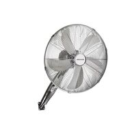 Wall Fan 40cm Chrome Finish | Remote Control & 3 Speed Settings | 8 Hour Timer by GAF