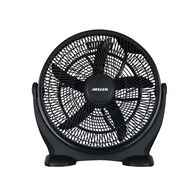 High Velocity Fan 50cm | 100W Power | 3 Speed Settings & Tilt Adjustability | Black by GAF