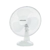 40cm White Desk Fan | 3 Speed Settings | Oscillation Function | Tilt Adjustable by GAF
