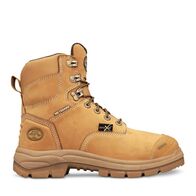 150mm Wheat Lace Up Met Boot | Lightweight Sole & Metatarsal Protection | Slip Resistant by Oliver