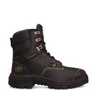 150mm Black Lace Up Met Boot | Water Resistant Leather | Kevlar Thread & Steel Toe Cap | All Terrain Outsole by Oliver