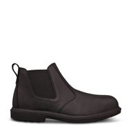 Black Elastic Sided Work Boot | Steel Toe Cap | Slip Resistant | Water Resistant by Oliver