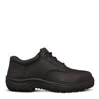 Black Lace Up Derby Shoe | Water Resistant Leather | Steel Safety Toe Cap | GRIPthane Tread by Oliver