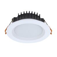 BOOST-10 Round 10W Recessed Dimmable Led Tricolour IP54 downlight - White