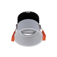 DEEP-10 Round Deepset 10W Recessed Dimmable LED IP40 Downlight - White