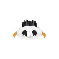 EXPO-10 10W Low Glare Recessed LED Tricolour IP44 Downlight - White