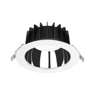 EXPO-25 25W Low Glare Recessed LED Tricolour IP44 Downlight - White