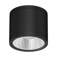 NEO-PRO Round 25W Surface Mount Dimmable LED Tricolour IP65 Downlight - Black