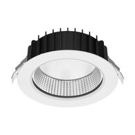 NEO-PRO Round 35W Recessed Dimmable LED Tricolour IP65 Downlight - White
