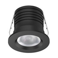 Pico-3 Mini Round 3W Dimmable Led Fixed Tricolour Downlight - Black