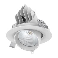 SCOOP-25 Round 25W Adjustable LED Dimmable Downlight - White