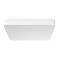 SUNSET-400 Square 35W 400MM LED Tricolour Dimmable IP54 Oyster Light - White