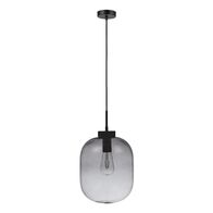 FLAUNT GLASS PENDANT 240V E27 BLACK