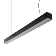 MAX-75MM Down Pendant 17.3W 1M C/W Opal - Black
