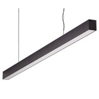 MAXI-40 1.2M LONG PENDANT BLACK DIMMABLE 3K FLAT DIFFUSER